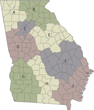 Troop and Post Locations | Georgia Department of Public Safety